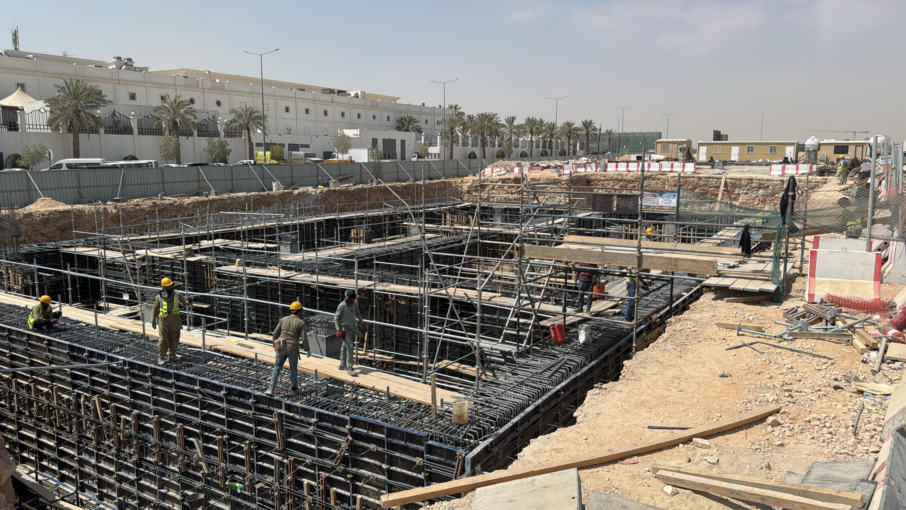 Construction of an Underground Tank and Pump Room for the Irrigation System at Al-Jawhara Project